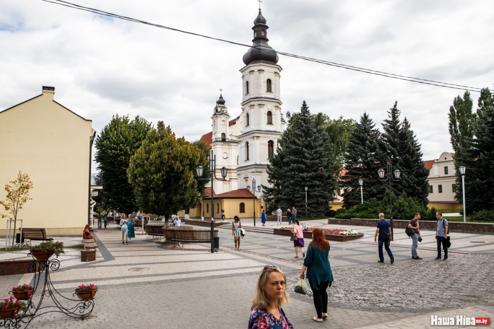 вул. Леніна (Вялікая), від на францысканскі касцел вул. Леніна (Вялікая), від на францысканскі касцел
