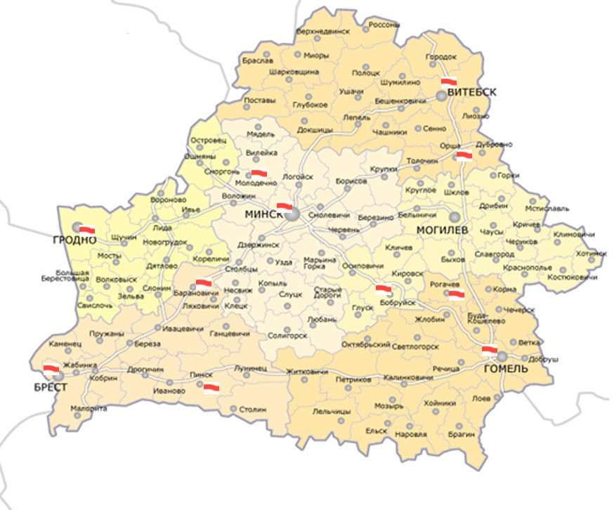 Беларусь Политическая Карта